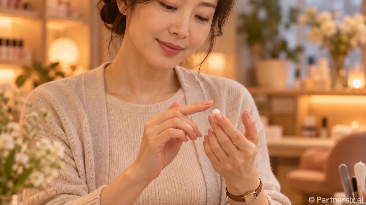 피부 진정시키는 방법을 손끝에서 배웠어요