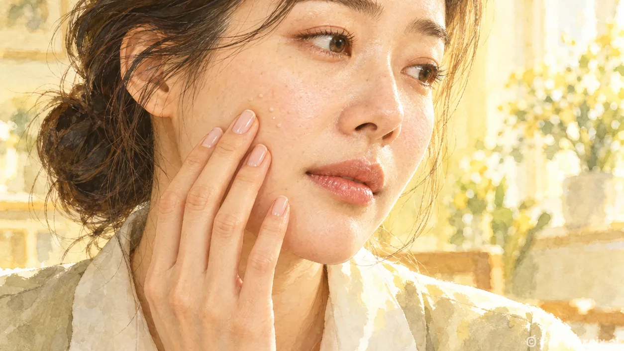 좁쌀여드름 만지던 손님이 바꾼 작은 습관