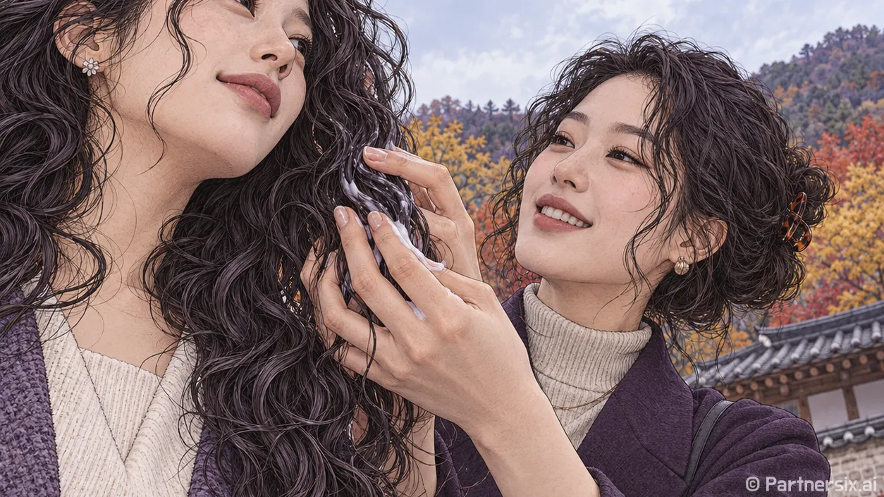 컬크림 바르는 손을 보니 네일 습관이 보였어요