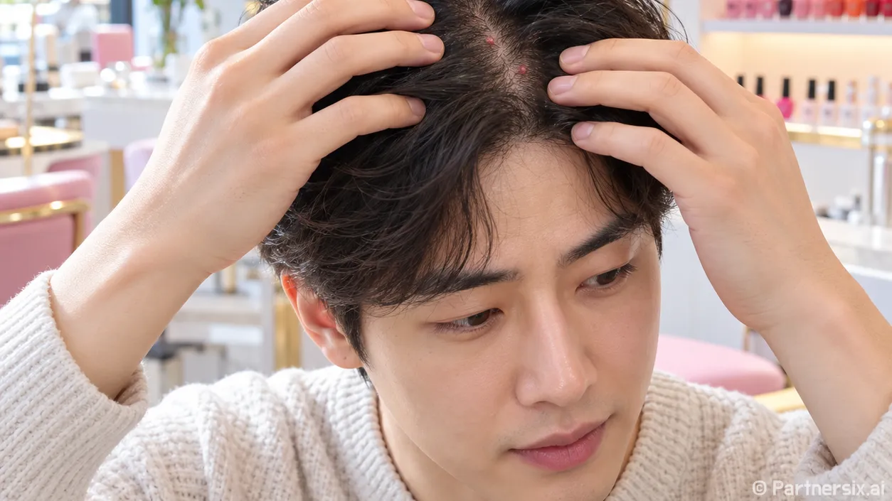 두피뾰루지 긁던 손님에게 손톱부터 물어본 이유