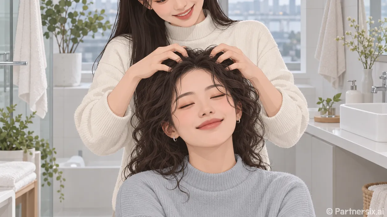 두피마사지 해보니 손끝 힘부터 달라졌다