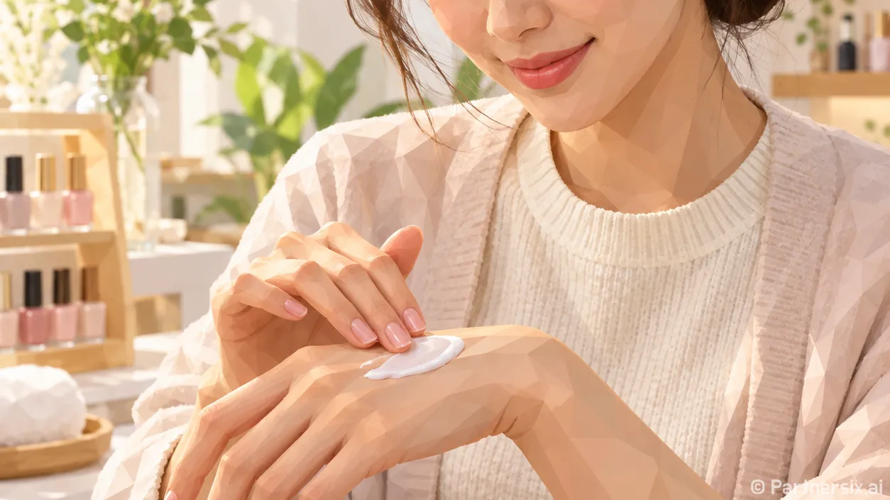 피부장벽크림을 손등에 발라봤더니 달라진 것
