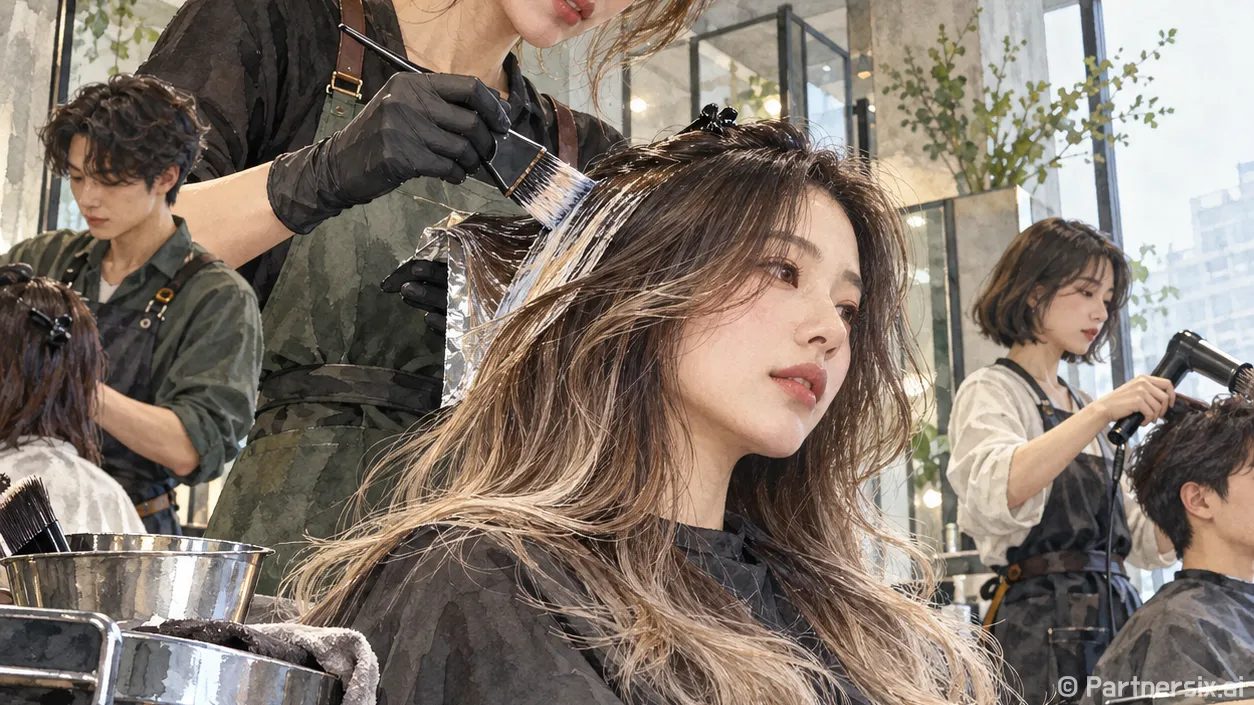 발레아쥬염색 한 손님이 한 달 뒤 들려준 이야기