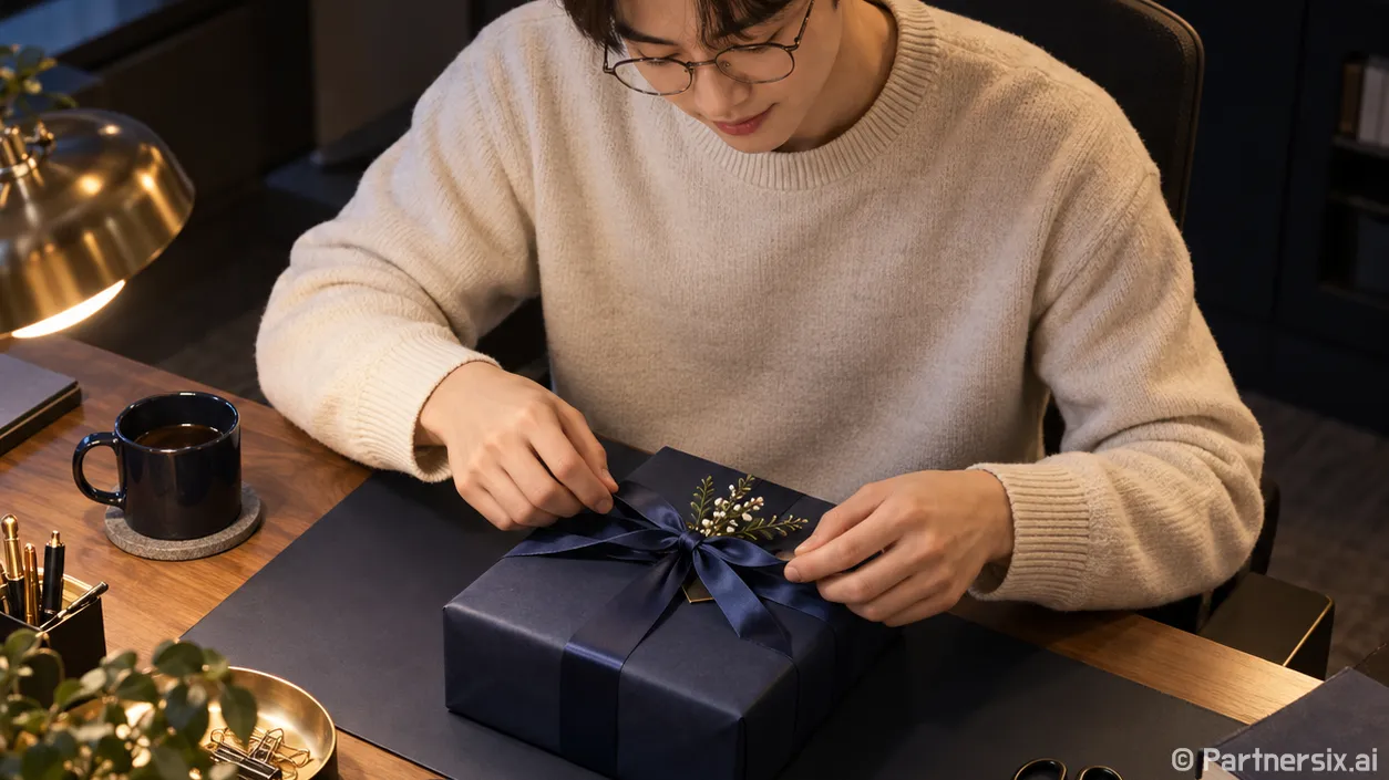 상사 선물 감사인사…