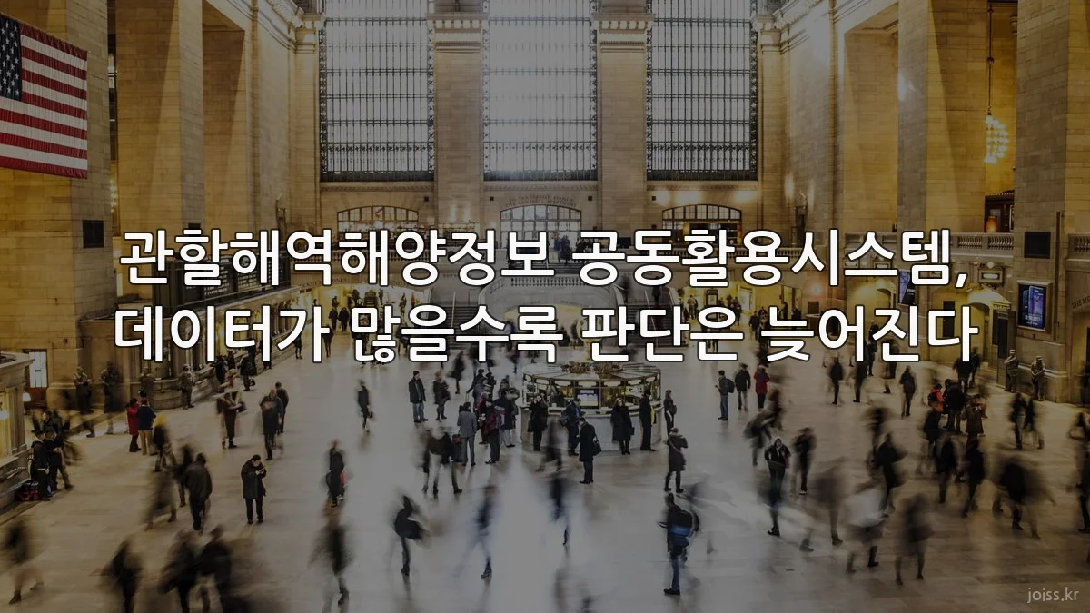 관할해역해양정보 공동활용시스템, 데이터가 많을수록 판단은 늦어진다