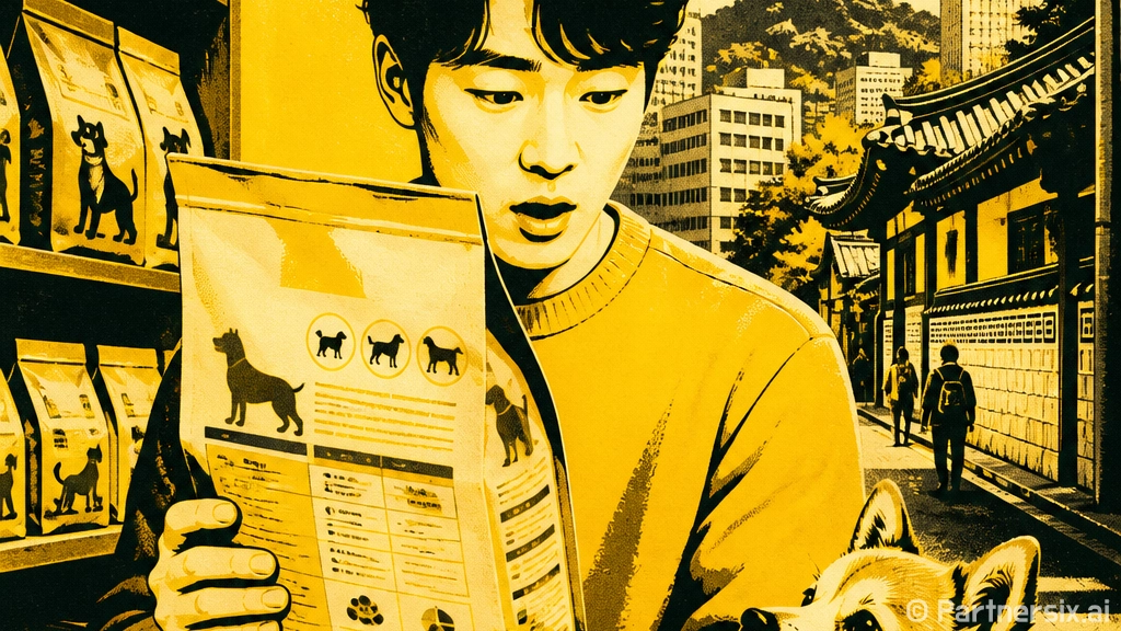 강아지사료 고르는 …