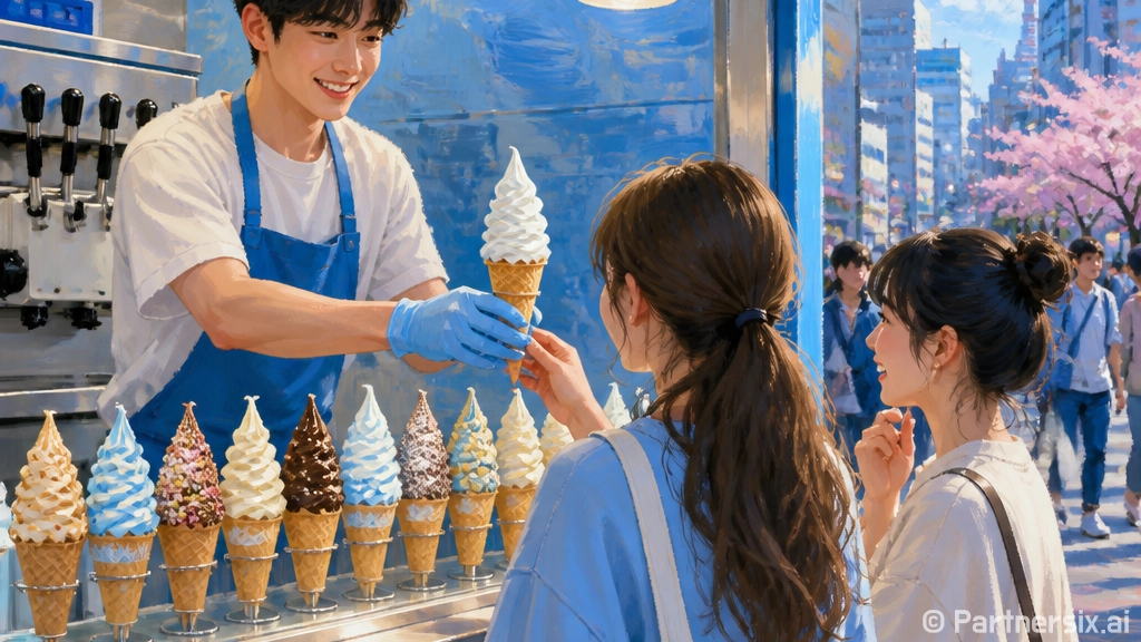 소프트아이스크림 맛…