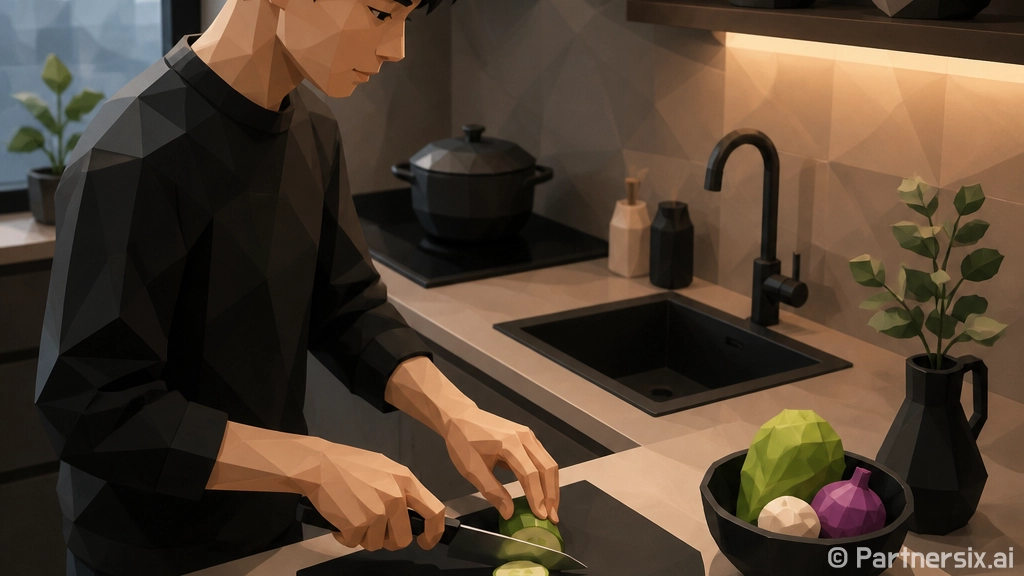 하나코 도마 고르는…