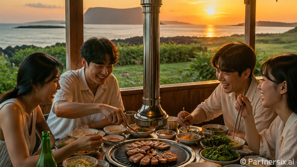 제주 뷰 돼지고기집…
