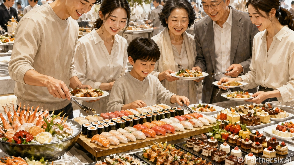 뷔페 제대로 즐기는…