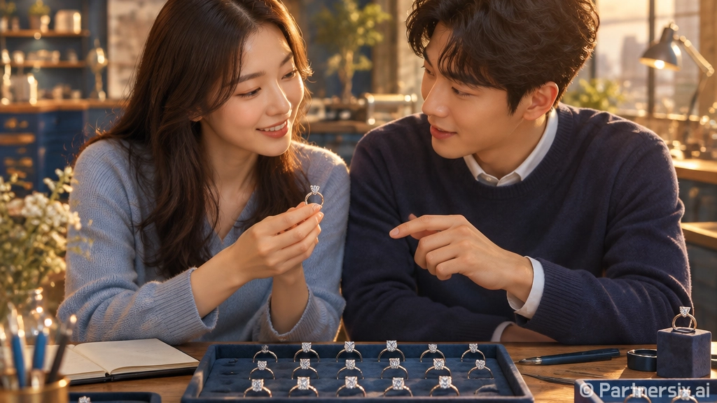 다이아반지 고르는 …