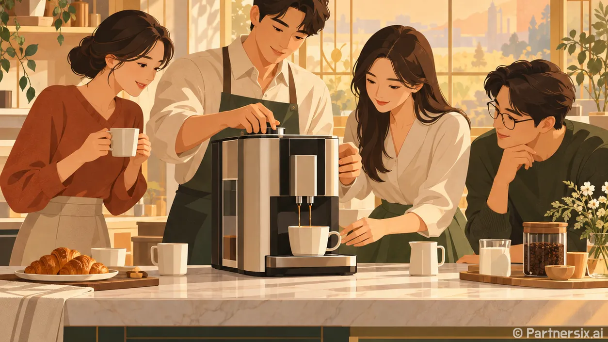 자동커피머신 커피 맛있게 내리는 방법
