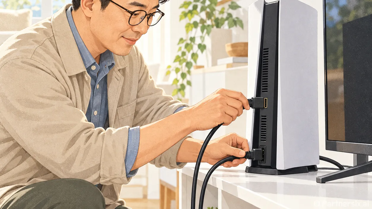 PS5 처음 설치하…