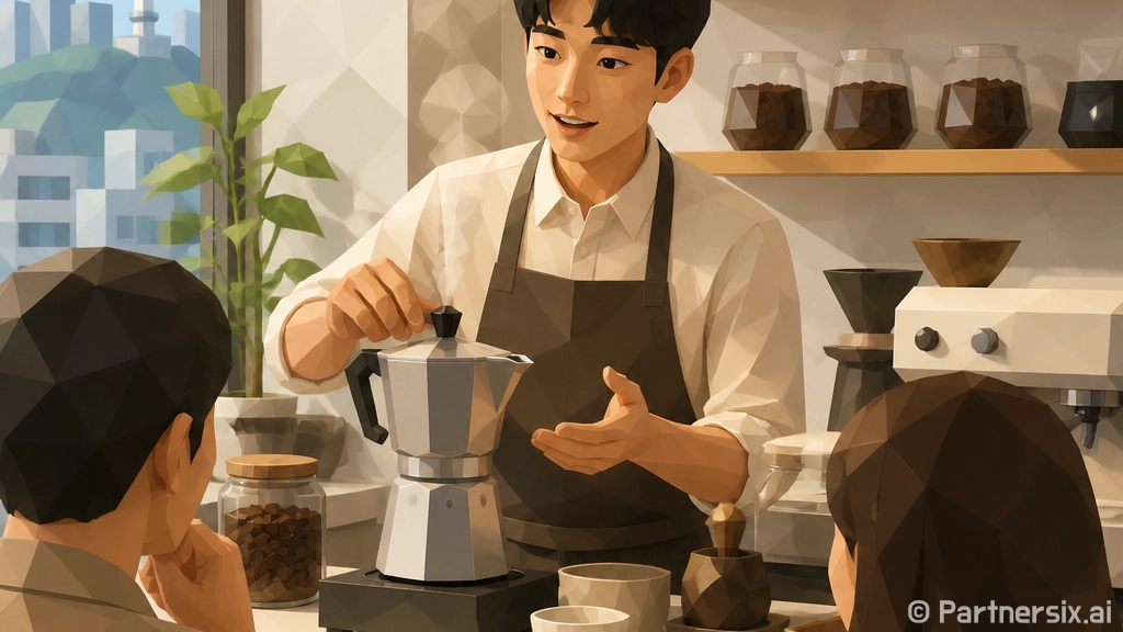 모카포트로 쓴맛 줄…