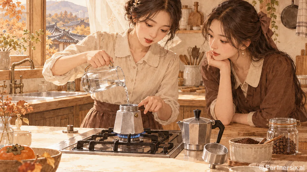 비알레띠 모카포트 사용법 쓴맛 없이 내리는 방법