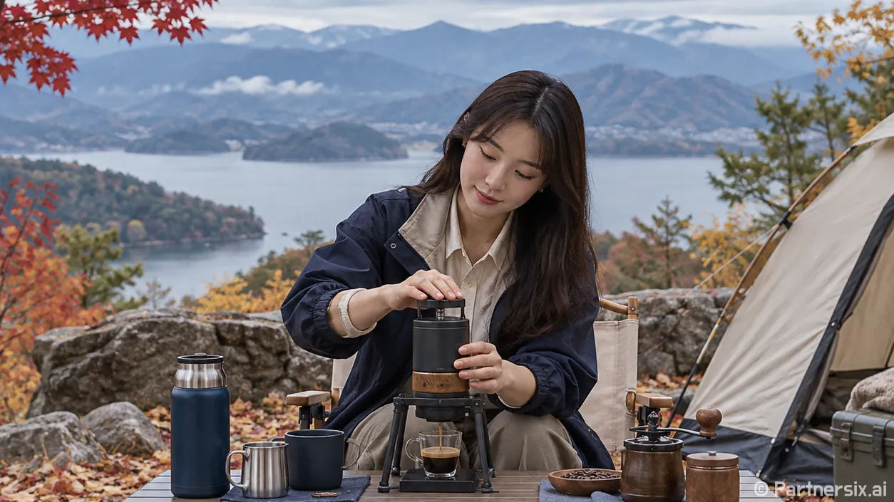 캠핑 에스프레소 추출 맛을 안정시키는 방법