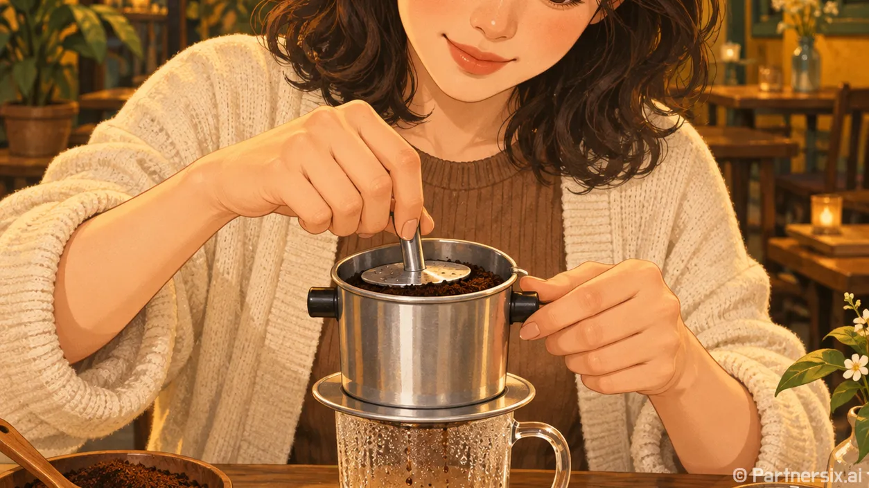 베트남 핀커피 집에서 진하게 내리는 방법