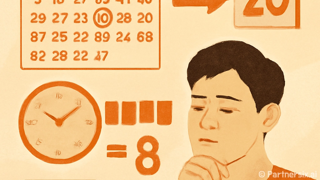일수계산 쉽게 하는 방법, 날짜 헷갈릴 때 이렇게 계산하세요