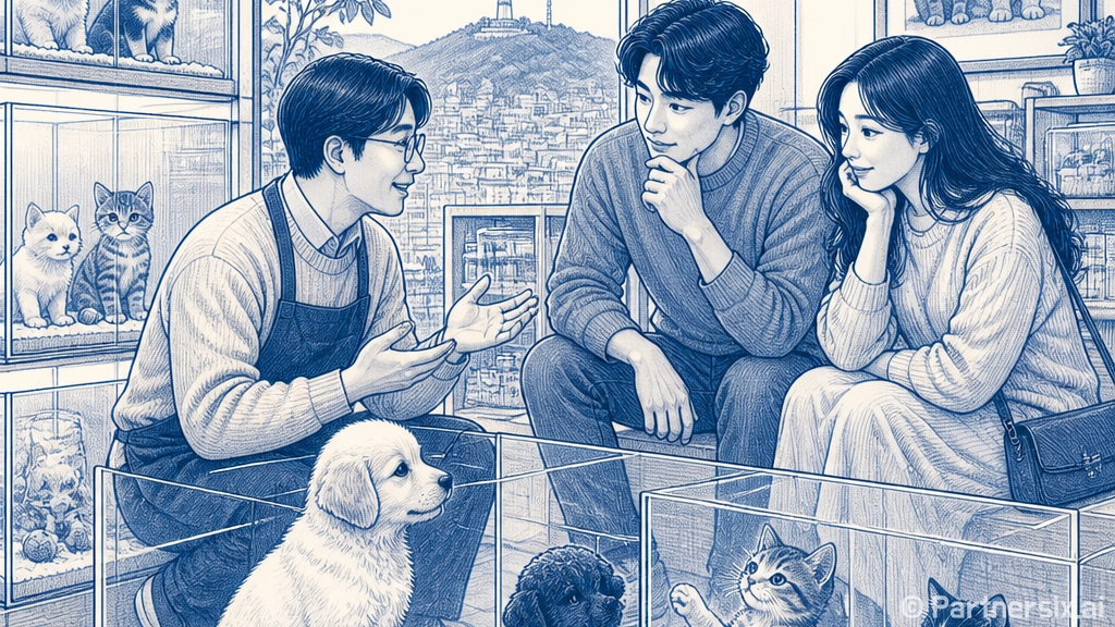 펫샵에서 반려동물 …