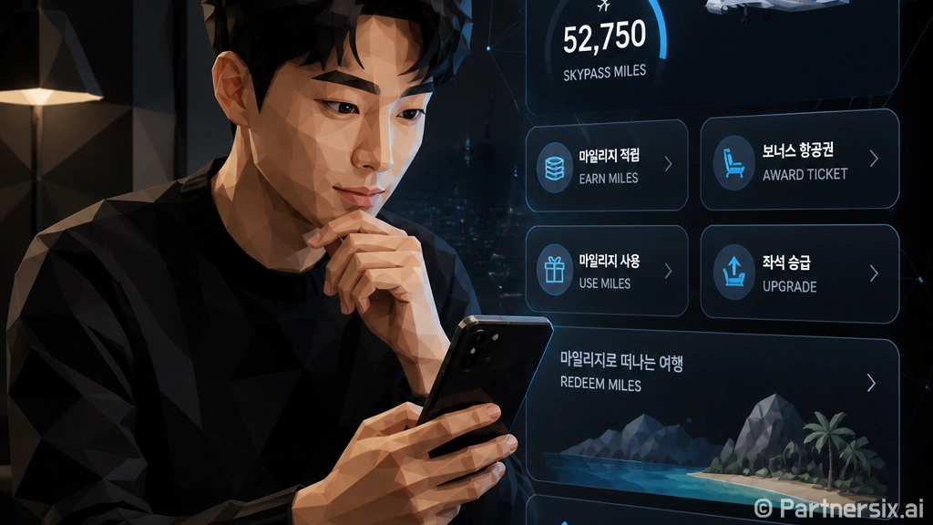 스카이패스마일리지 …