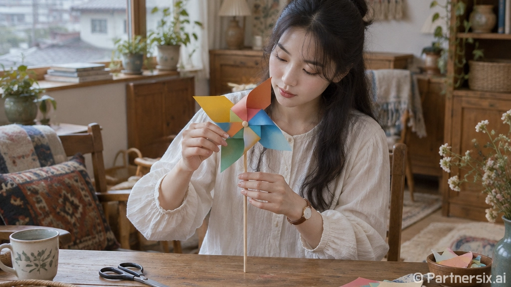 초보자를 위한 바람개비 만들기 방법, 집에 있는 재료로 예쁘게 완성하기