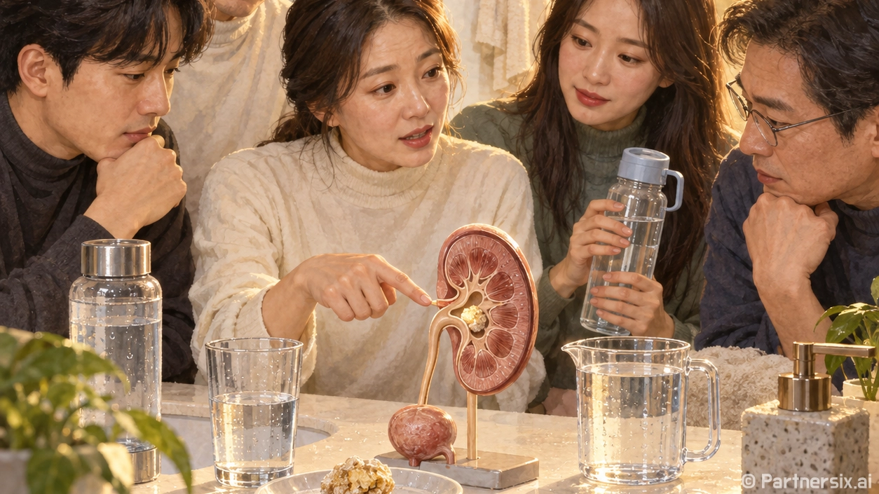 요로결석 통증 줄이고 재발 막는 방법, 물만 많이 마시면 될까