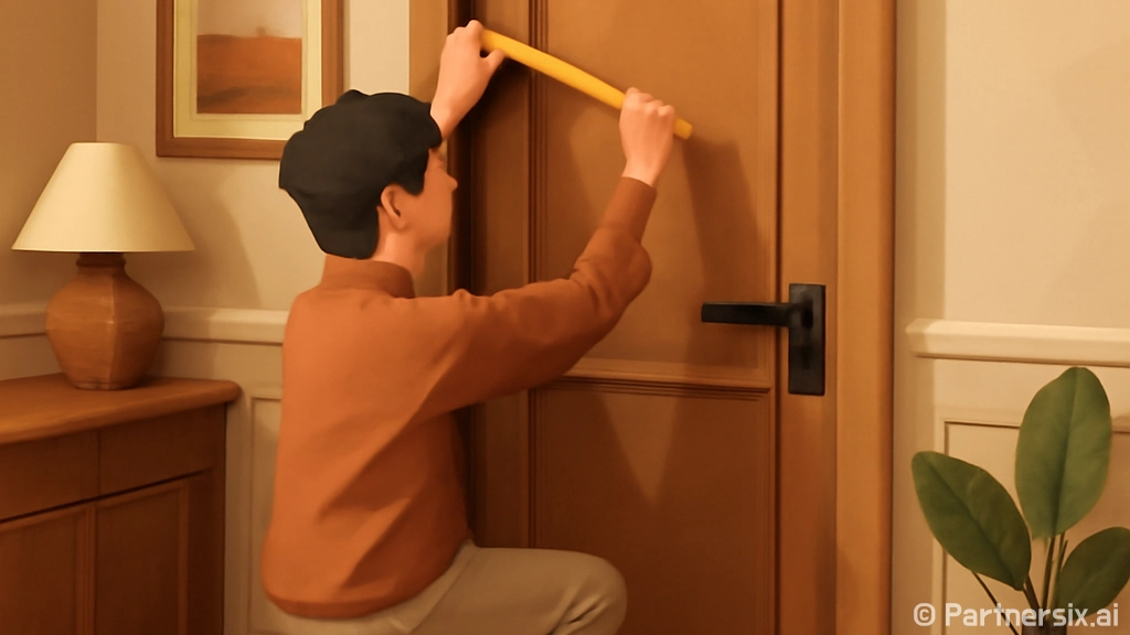 무타공 중문 설치하…