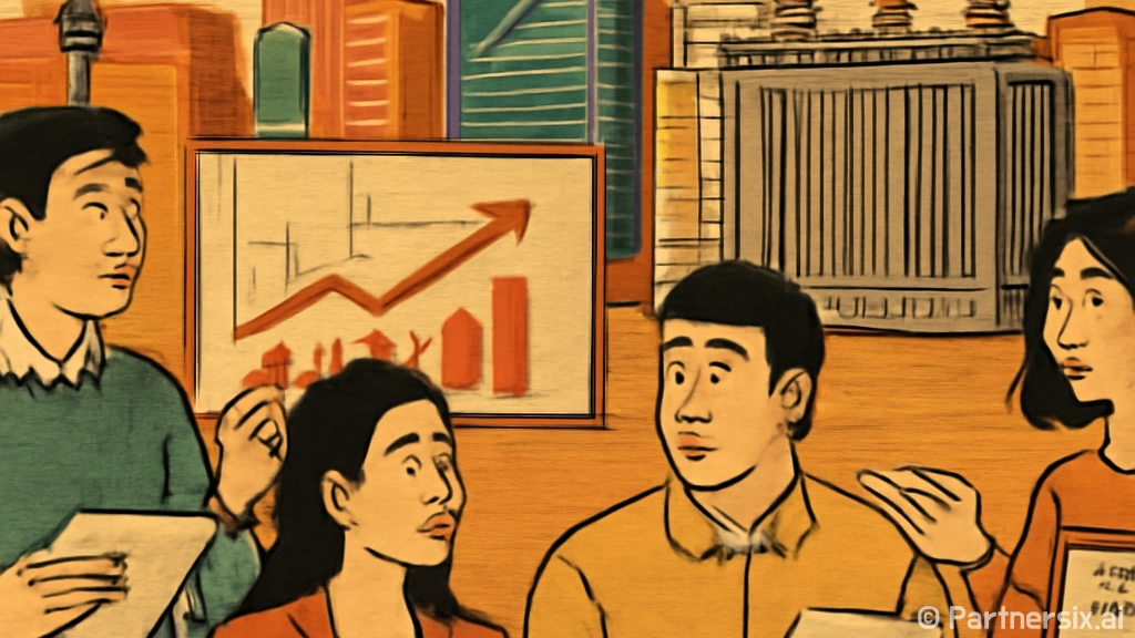 변압기 관련주에 투…