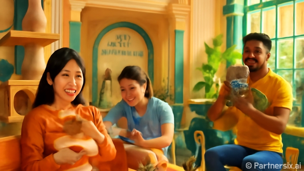 고양이를 무료로 분…