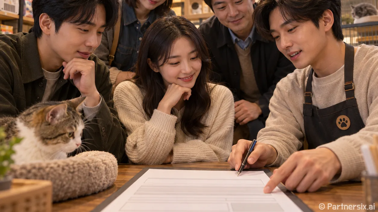 고양이분양 따라갔다가 계약서부터 펼친 이유