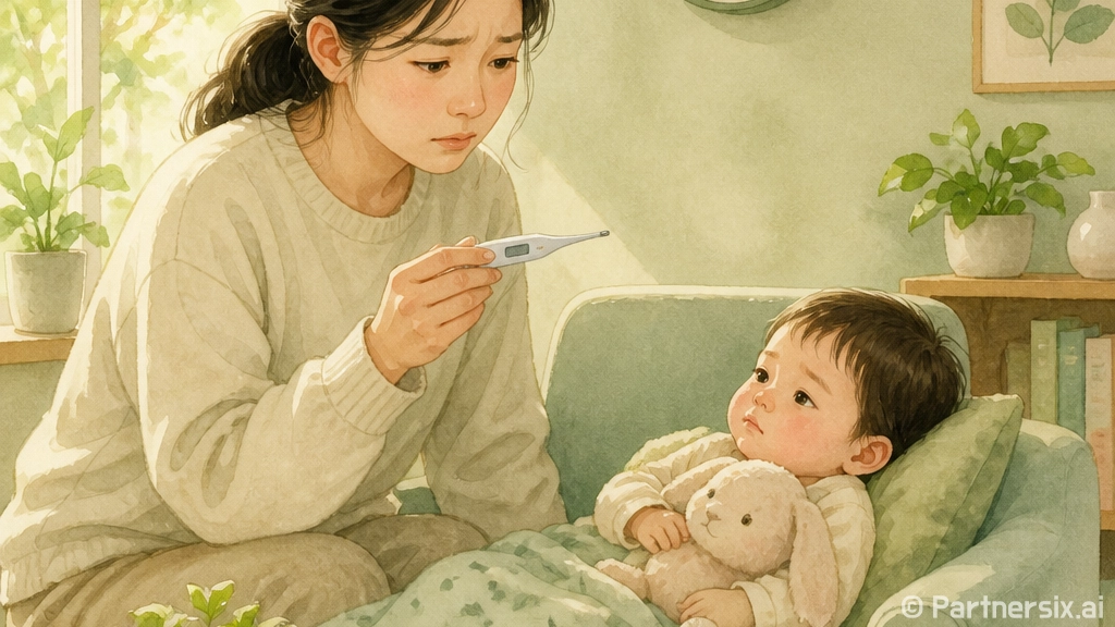 돌아기 열날때 집에…