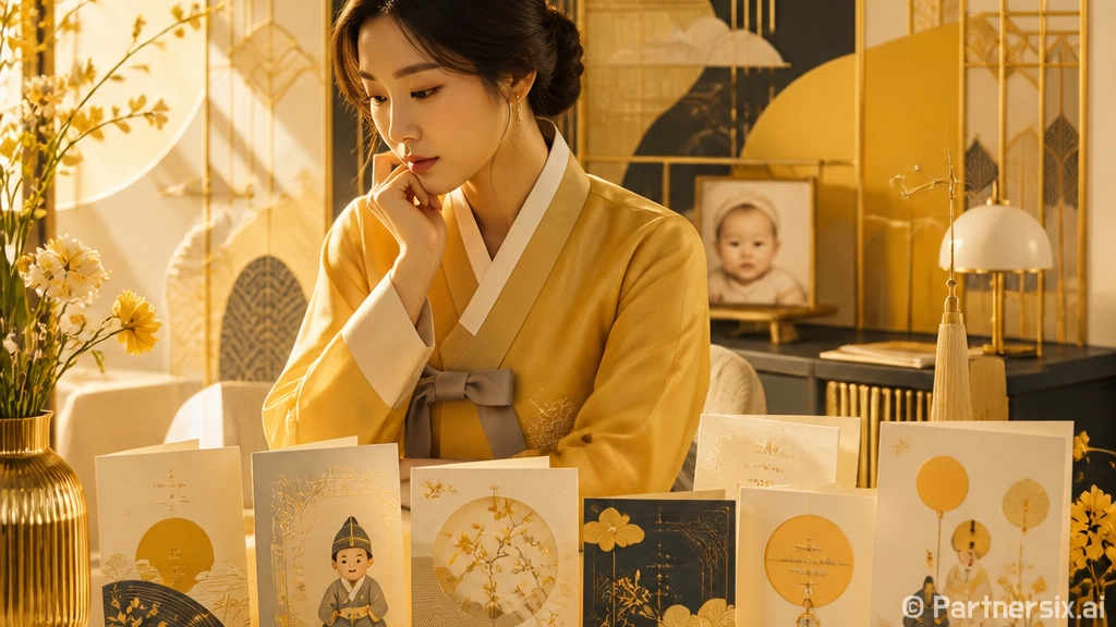 돌잔치 초대장 준비…