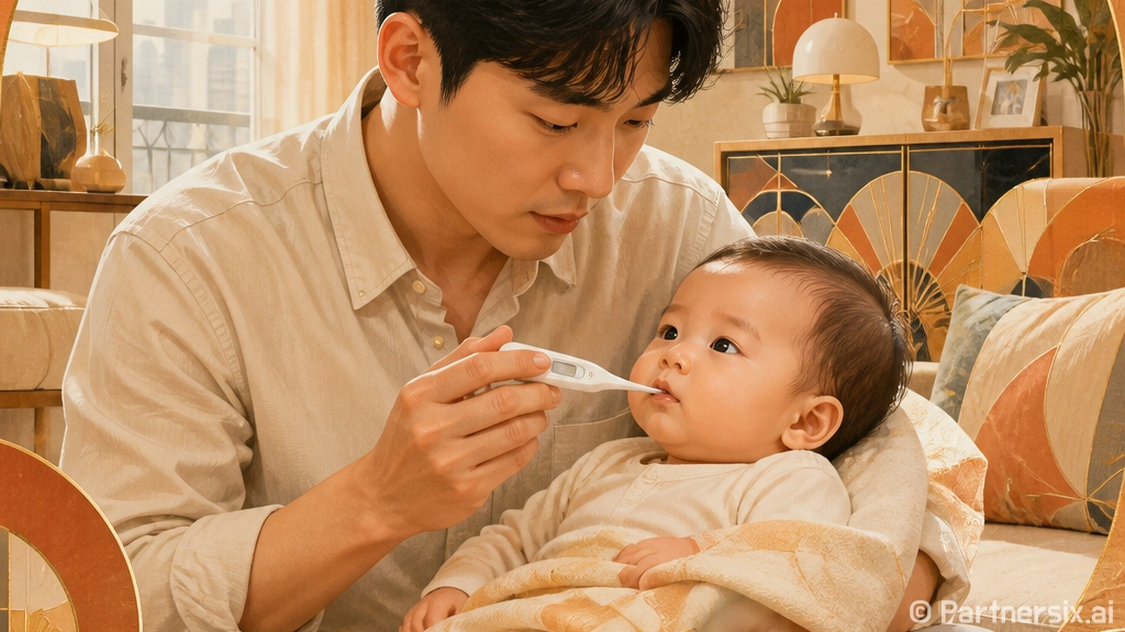 아기 열날때 초보 부모가 집에서 먼저 확인하는 방법
