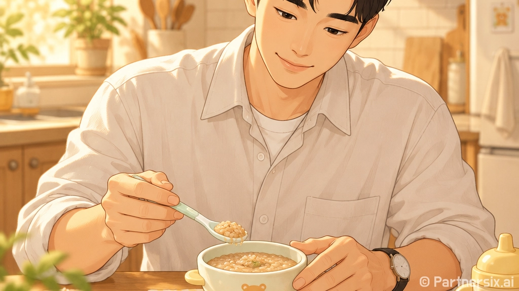 중기이유식 현미 먹…