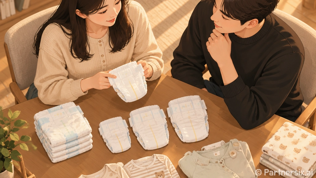 팸퍼스 기저귀 사이즈 고르는 방법, 신생아부터 단계 올리는 기준까지