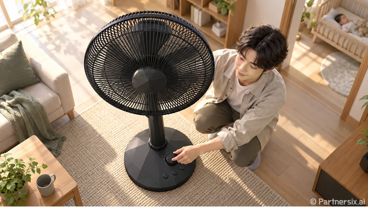아기 열날때 선풍기…