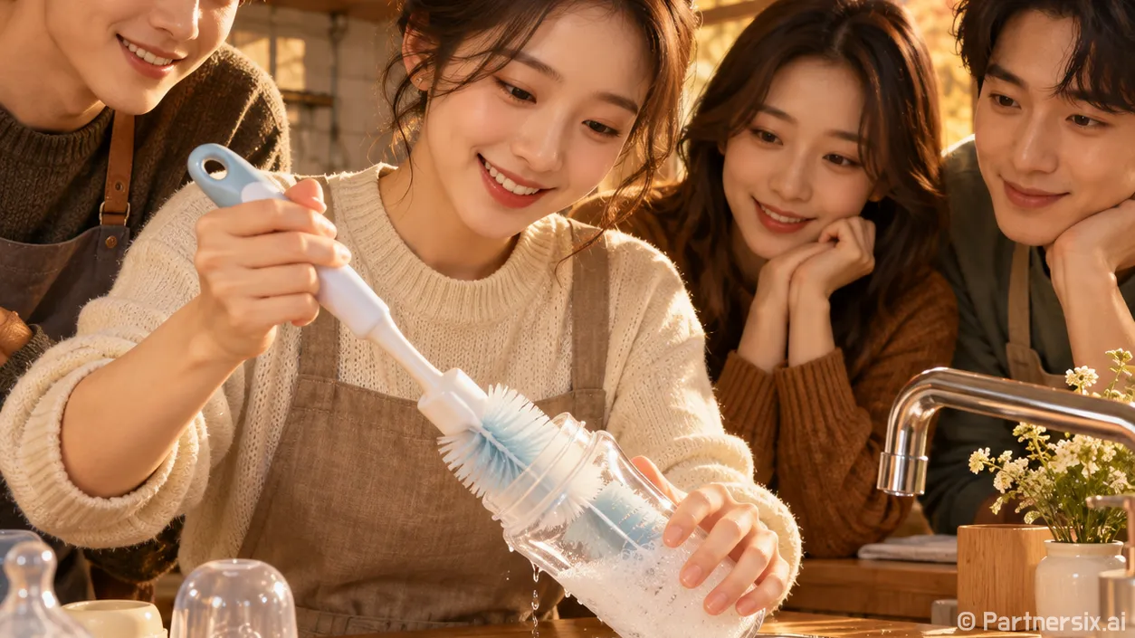 젖병 세척솔 처음 …