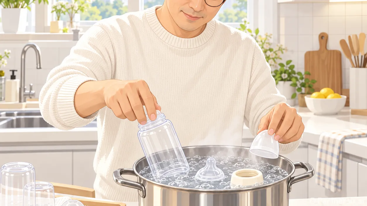 젖병 소독 시간 헷갈릴 때 확인하는 방법