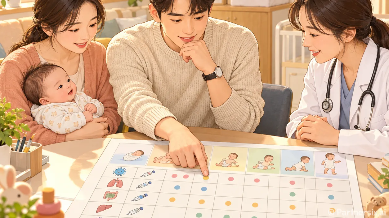 표준 예방접종 일정…