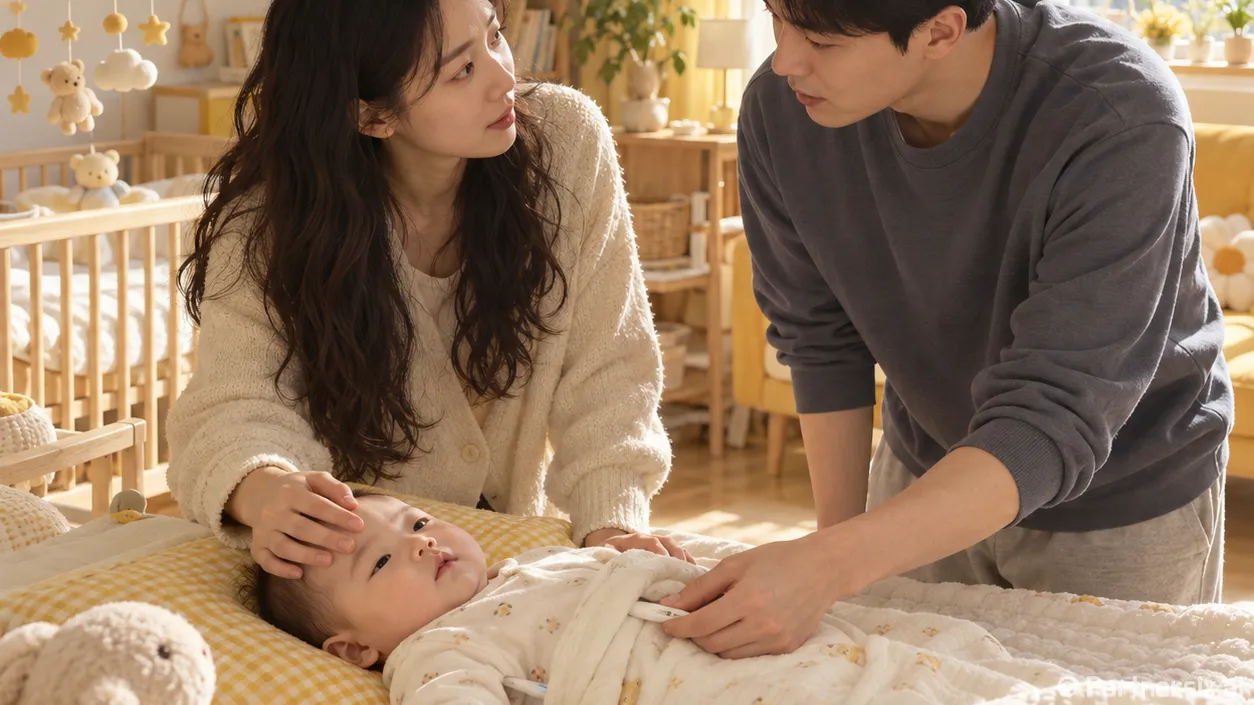 5개월 아기 열날때 집에서 먼저 확인하는 방법
