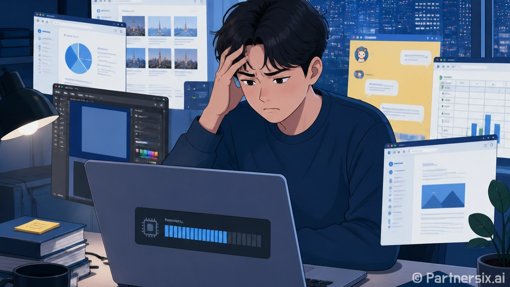 노트북램 업그레이드…