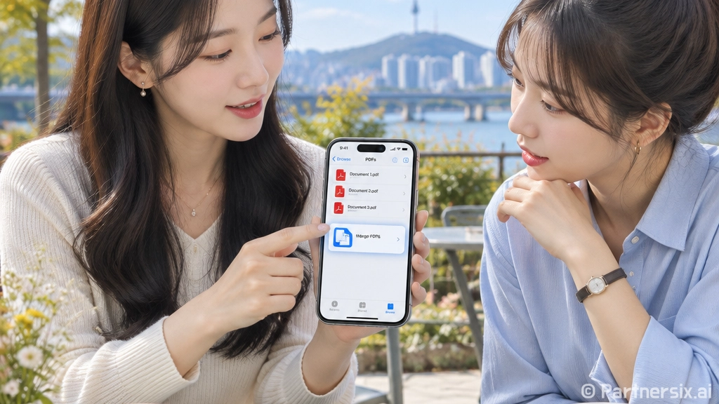 아이폰 PDF 합치기 하는 방법, 앱 설치 없이 파일 앱으로 끝내기