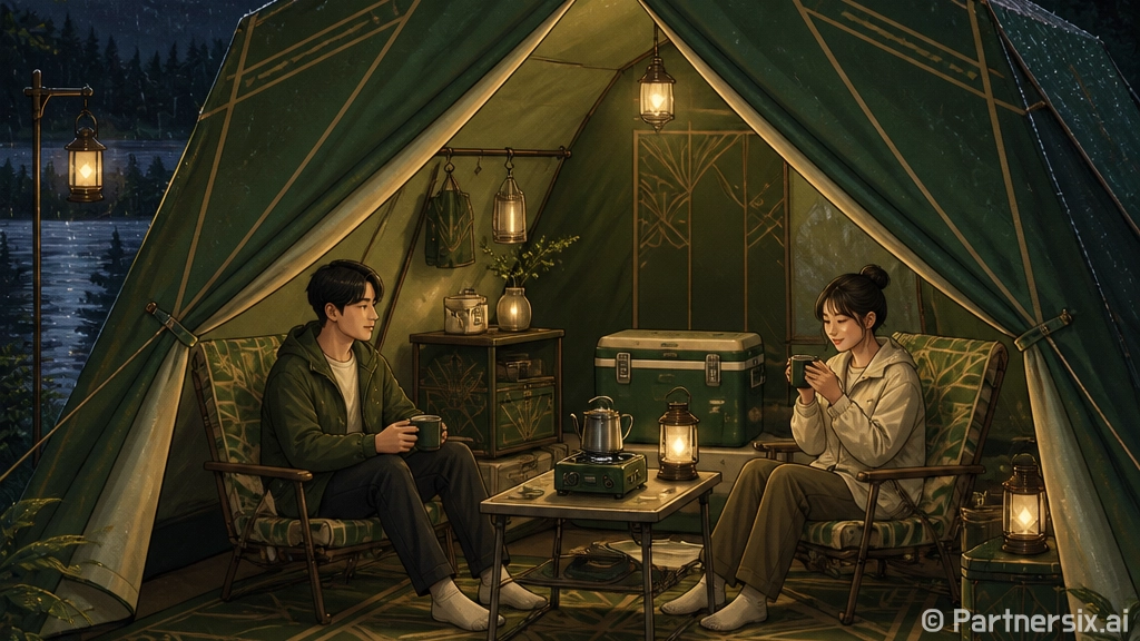 거실형 텐트 2인으…