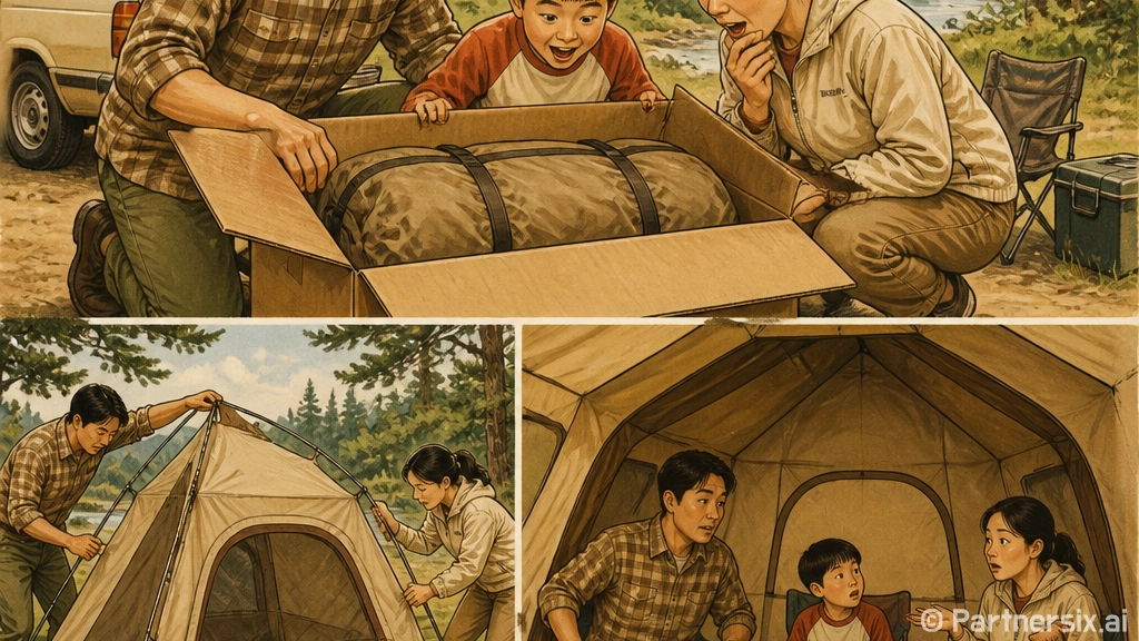 거실형 텐트 3인용…