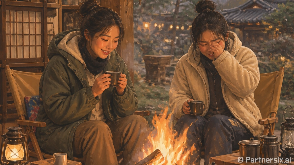 불멍카페 처음 가려…
