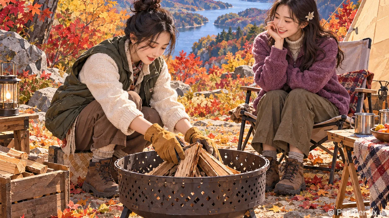 레토 화로대 내 캠…