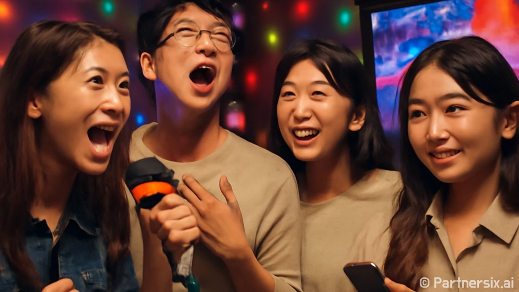 노래방에서 발라드 …