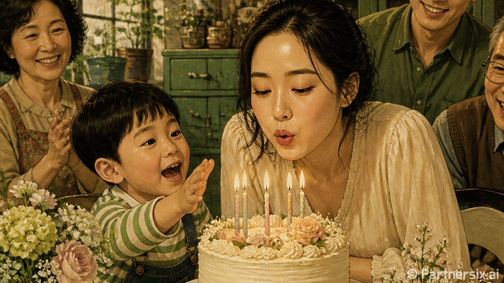 손예진 아들과 생일 파티 영상 봤더니, 주인공이 둘이었던 귀여운 순간