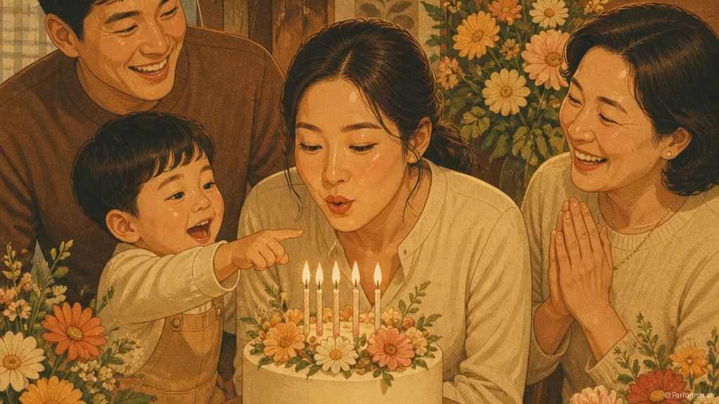 손예진 아들과 생일 파티 영상 봤더니, 주인공이 둘이었던 귀여운 순간