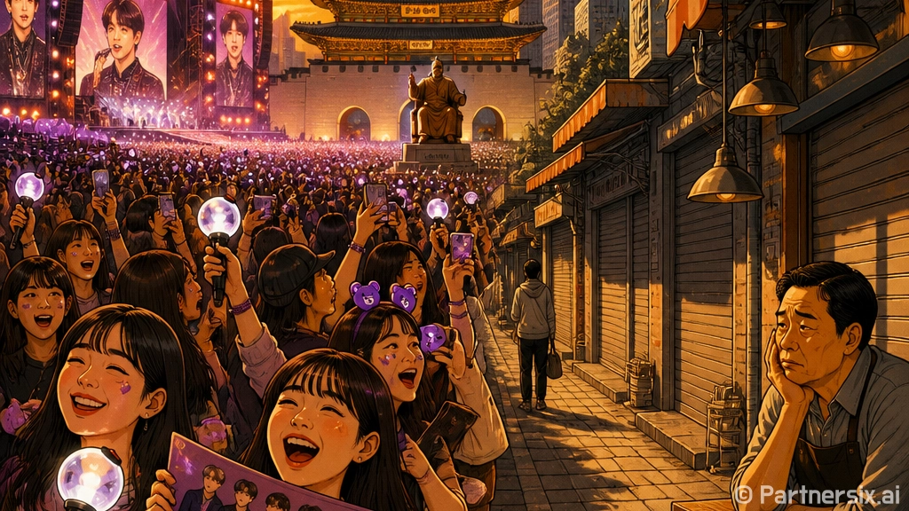 BTS 때문에 망했다 호소, 광화문 공연 뒤 반응을 따라가 봤더니